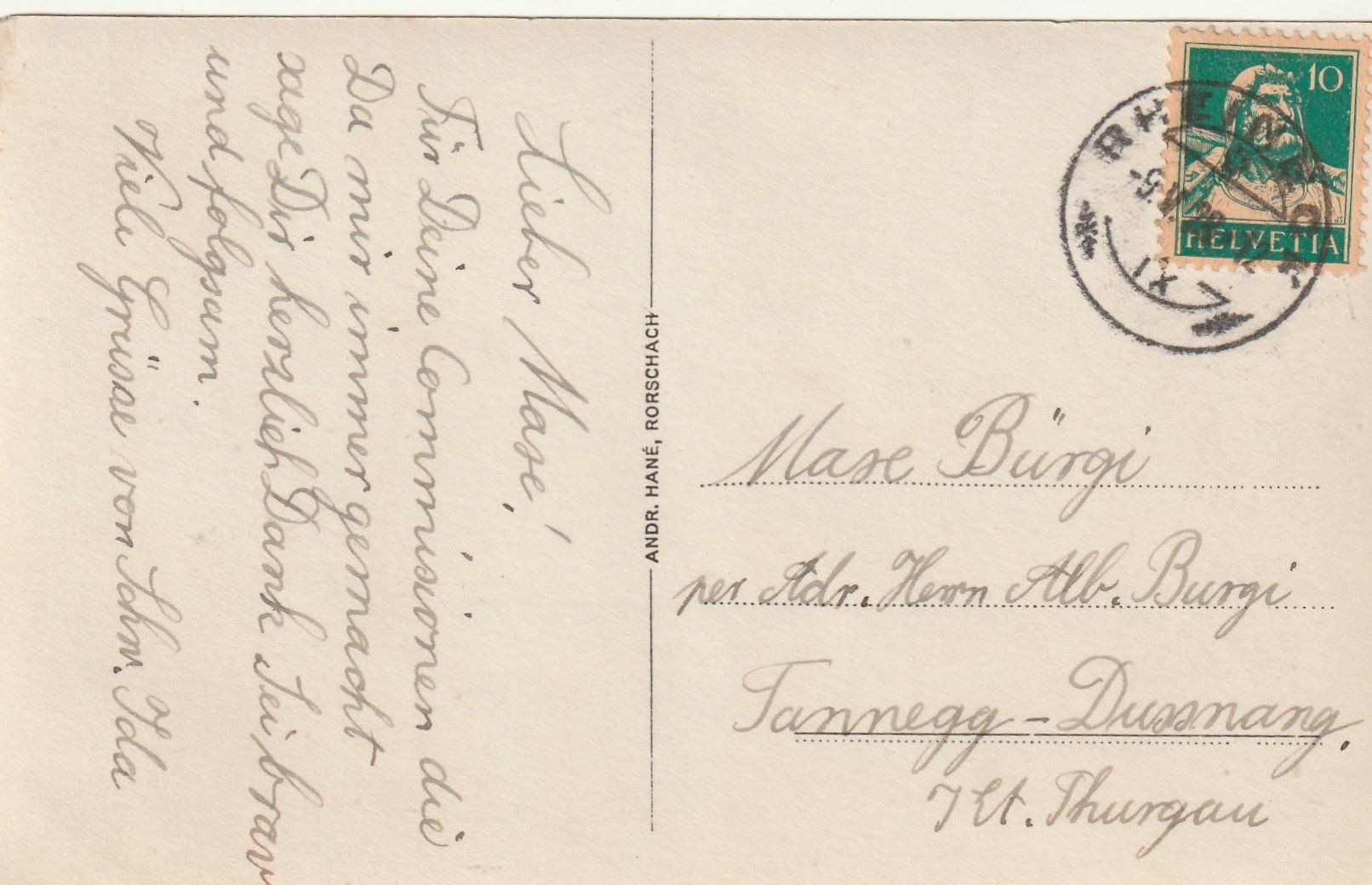 Cartes postales: Rheineck Erholungsheim Sonnenheim – D'occasion à Rorschacherberg par fratovi2 1
