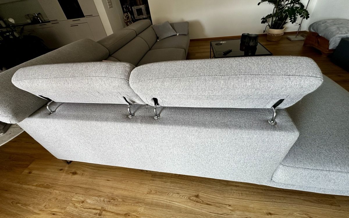Pfister Divani: Grosses Ecksofa in Grau von Pfister – Usato da Ermenswil venduto da sab_5lvq 4