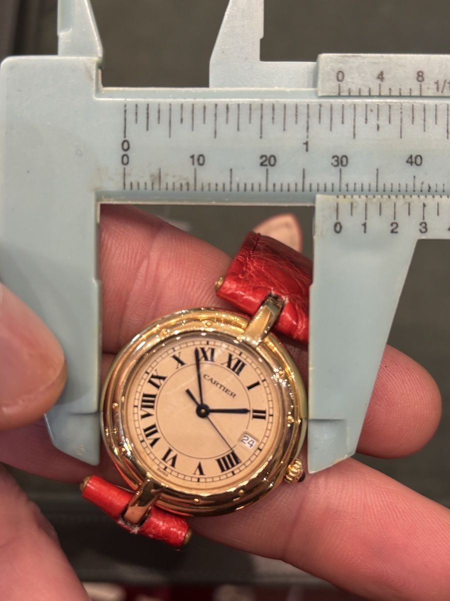 Cartier Uhren: Orologio Cartier in oro 30mm – Gebraucht aus Mendrisio von TicinoWatchLab 6