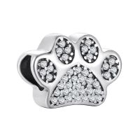 KATZENPFOTE HUNDEPFOTE Charm Silber S925 zu Pandora