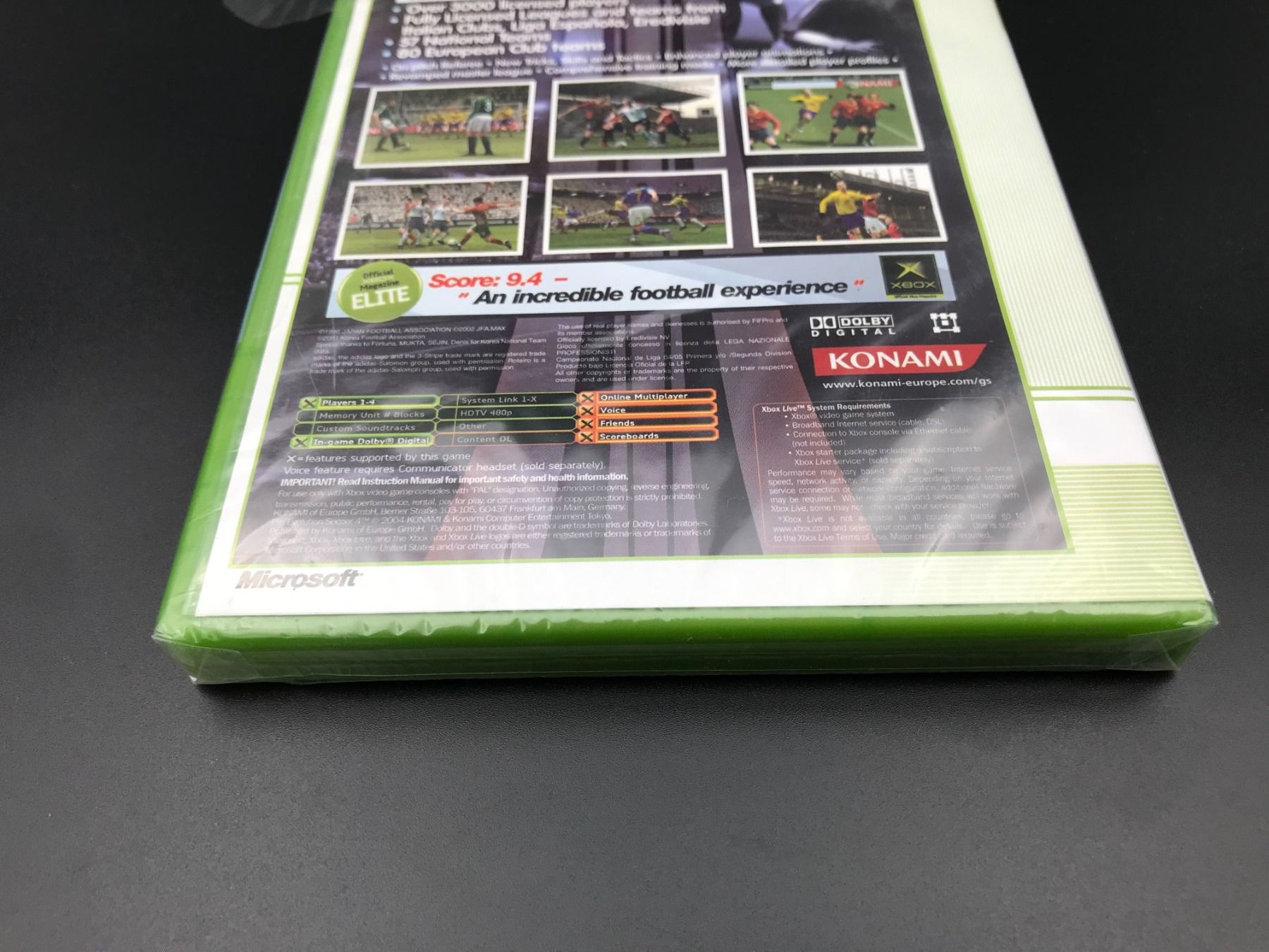 Microsoft Giochi: Pro Evolution Soccer 4 Xbox Sealed EN/UK – Nuovo e nell'imballaggio originale da Hagendorn venduto da Pokecollectorch 9