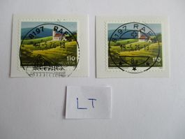 Voll Letzttagsstempel der Poststelle 8197 Rafz