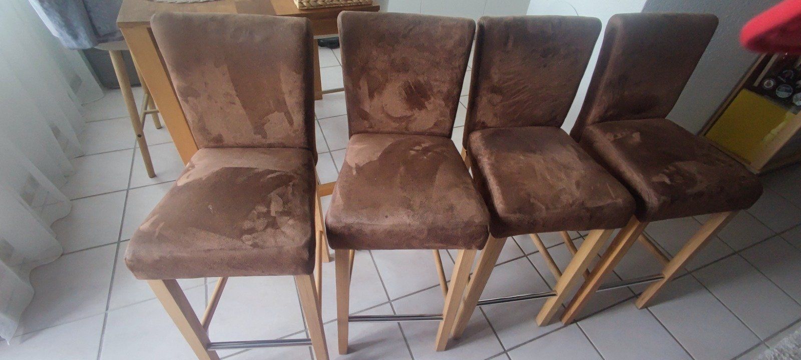 Chaises hautes: 4x Barstühle Braun – D'occasion à Derendingen par jac_6qch