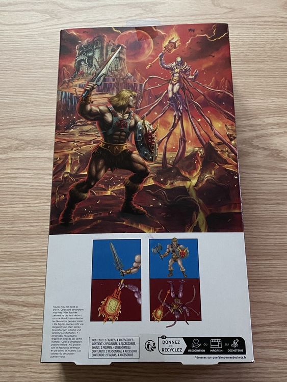 PACK MASTERS OF The Universe He-Man et Sorceress 14 cm EUR 19,90 - FR
