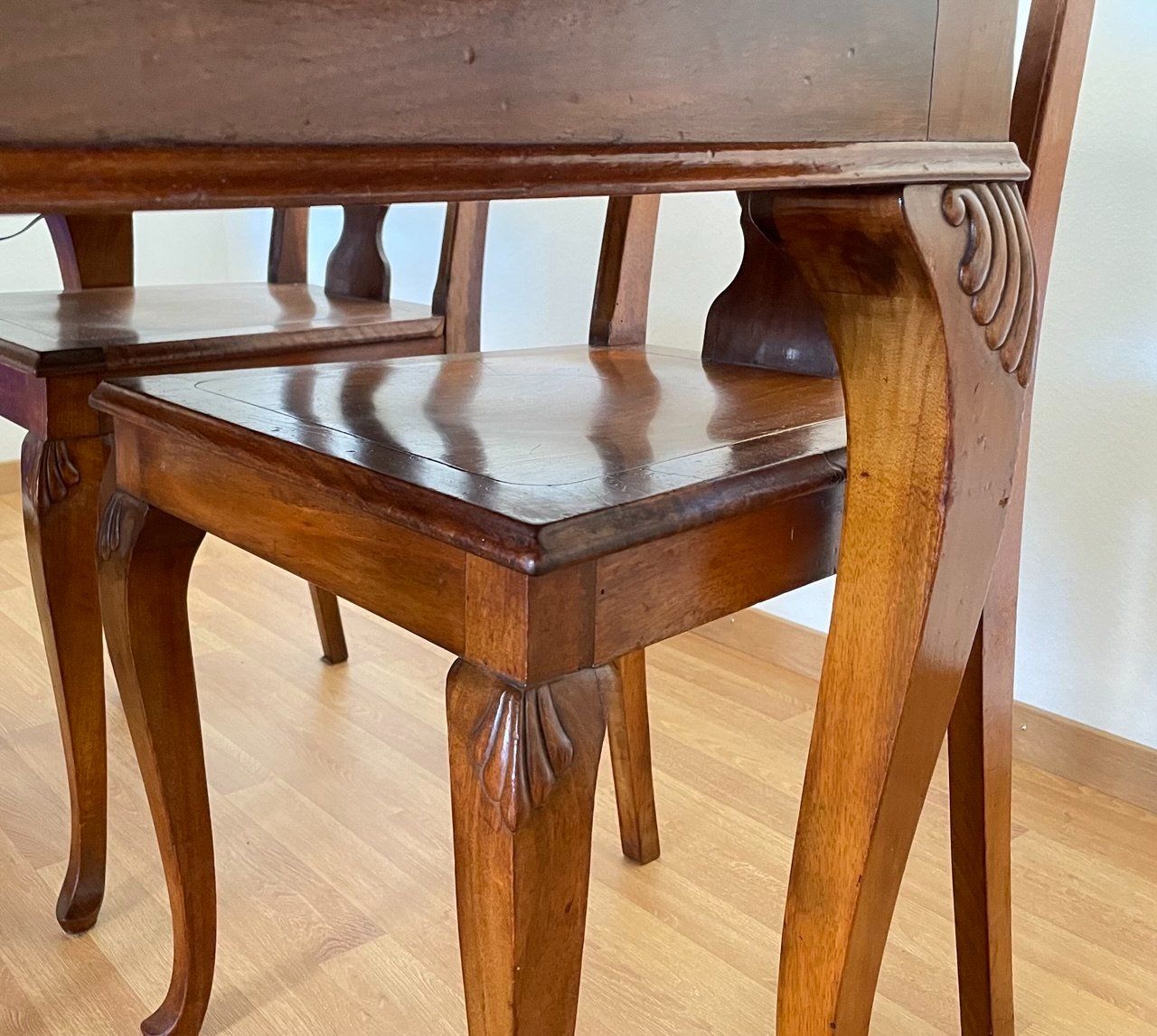 Set di tavolo e panche: Tisch + Stühle, original Jugendstil, schweizer Handarbeit – Usato da Effretikon venduto da Alexis24 8