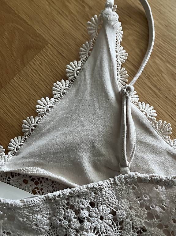 H&M Top: Neu: Spitzentop beige, Gr. M – Usato da Zürich venduto da MariaSusanne 2