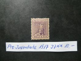Pro Juventute 1917 Nr. J7 postfrisch