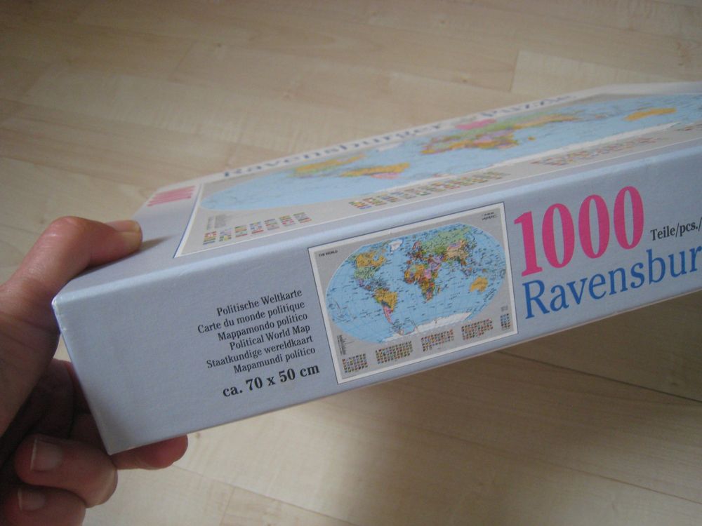 Ravensburger Puzzles: 1000 Teile PUZZLE Politische Weltkarte The Worl ravensburger – D'occasion à Dättlikon par Mamakuga 1