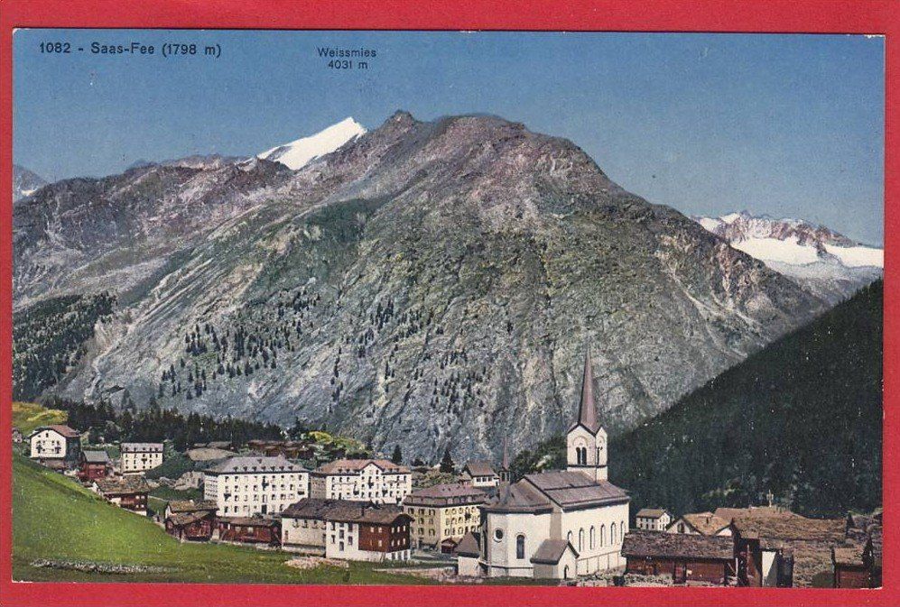Ansichtskarten: SAAS FEE – Gebraucht aus Grüningen von Kartenlaube