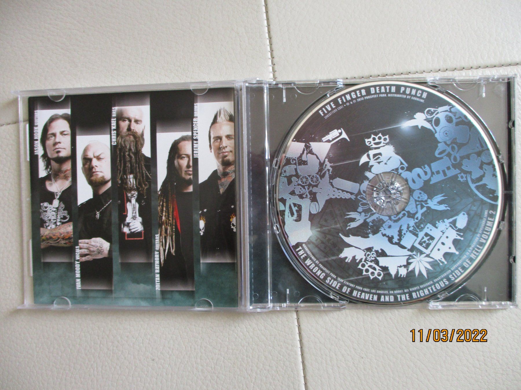 CD: Five Finger Death Punch  - The Wrong Side of Heaven – Usato da Liestal venduto da Disc-Point 1