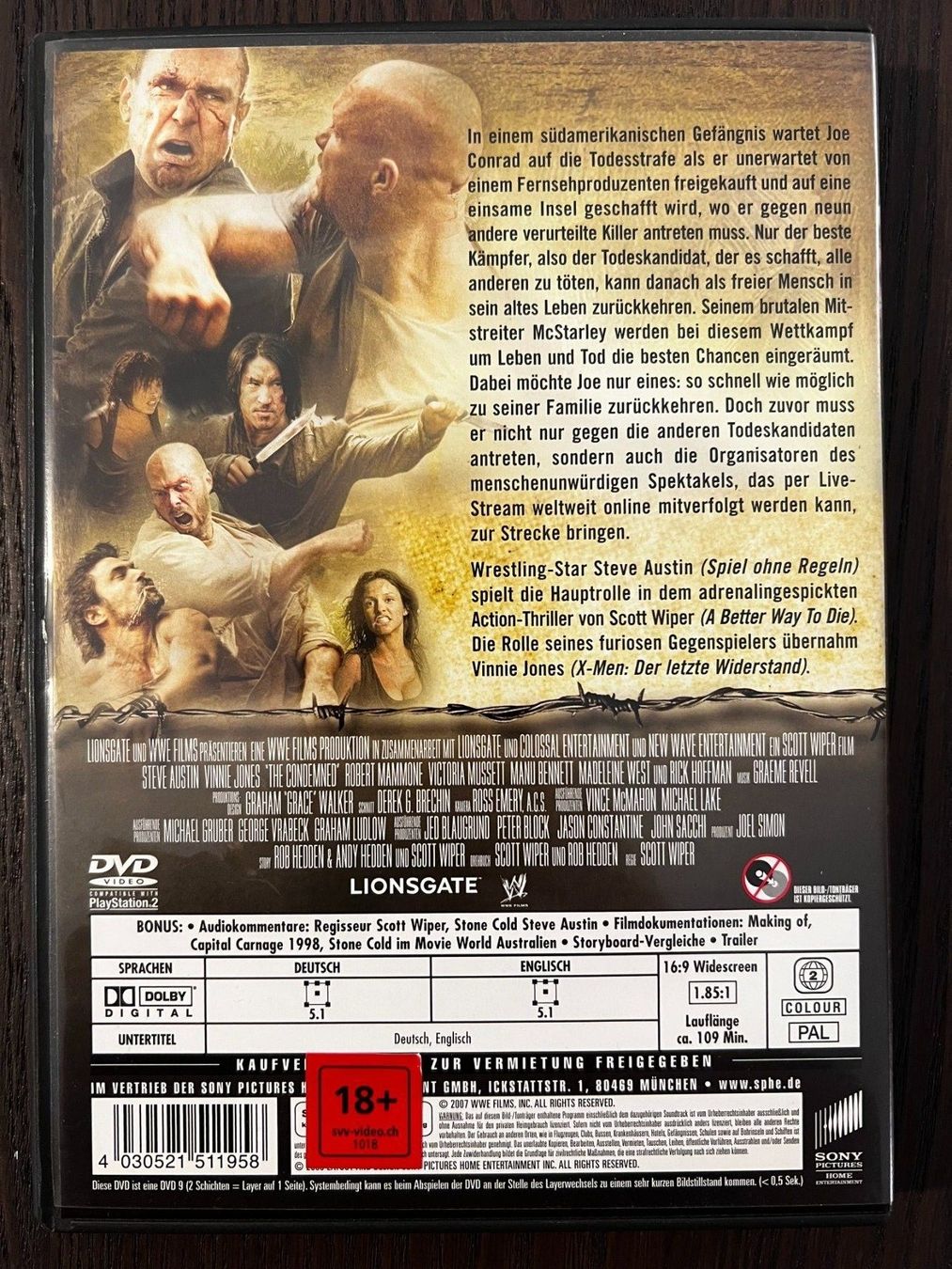 Tutti i DVDs: Die Todeskandidaten – Usato da Zürich venduto da FilmFreunde 1