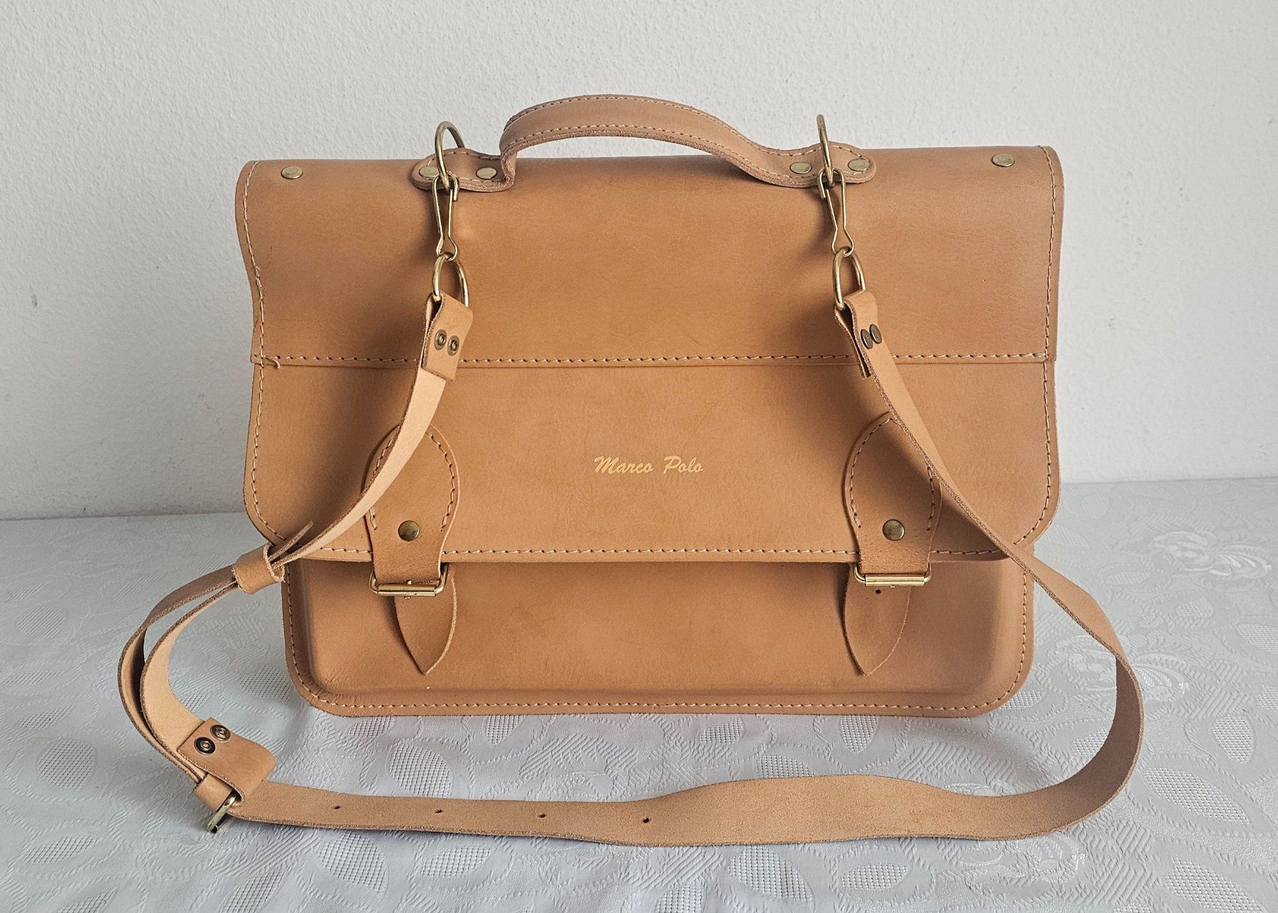 Valigie & Borse: *Marco Polo * Aktentasche Leder – Usato da Bronschhofen venduto da David80