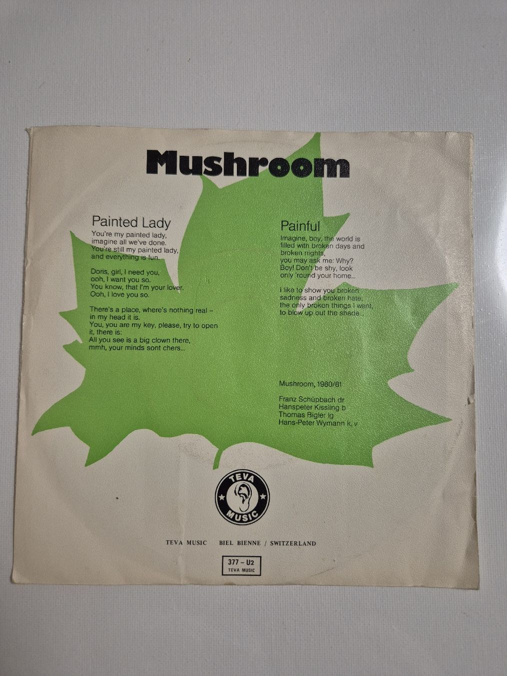 Dischi in vinile: Mushroom  - Painted Lady / Painful - Single 7 , CH – Nuovo (secondo la descrizione) da Uster venduto da newwave0 1