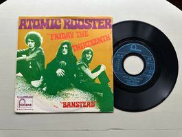 ATOMIC ROOSTER rare Friday the thirteenth Single Kult Prog
