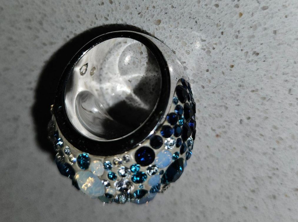 Anelli: Swarovski Ring, Silber, Blau, Top! – Nuovo (secondo la descrizione) da Sennhof (Winterthur) venduto da HG2019 4