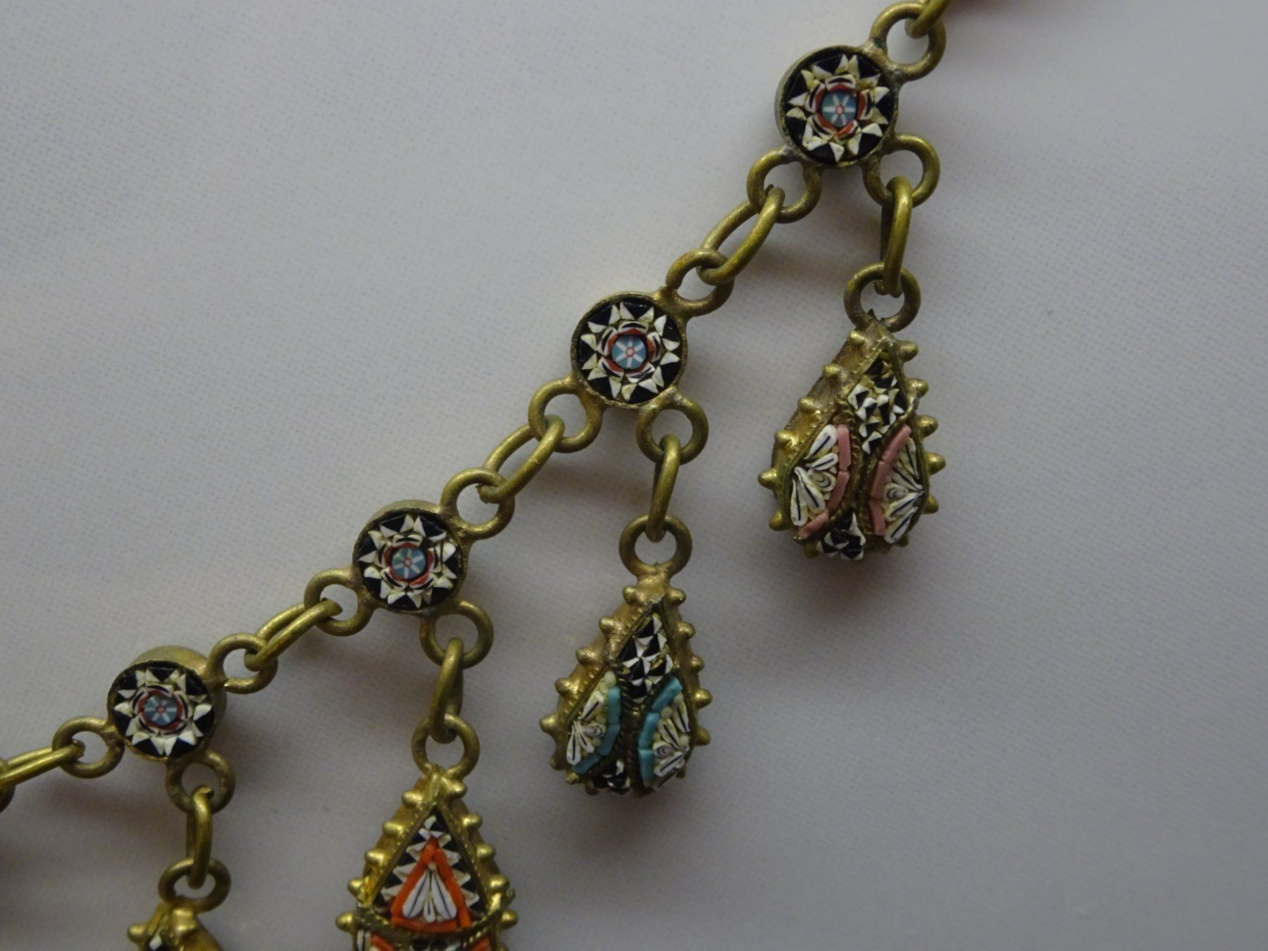Catenine: Mikromosaik Collier – Usato da Esslingen venduto da FetteSchnecke 6
