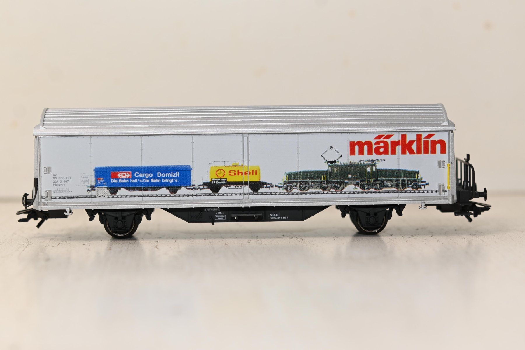 Märklin Modellini di ferrovie: Märklin Güterwagen SBB Hupac HO/AC mit OVP – Usato da Laupen ZH venduto da Zmoewe 5