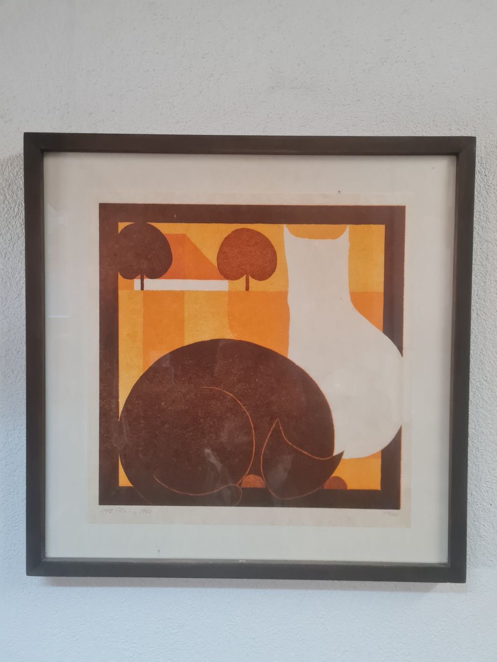 Grafica & Litografie: Urs Flury Aetigen Solothurn Lithographie 1982 – Usato da Hofstetten b. Brienz venduto da Nordtor 3