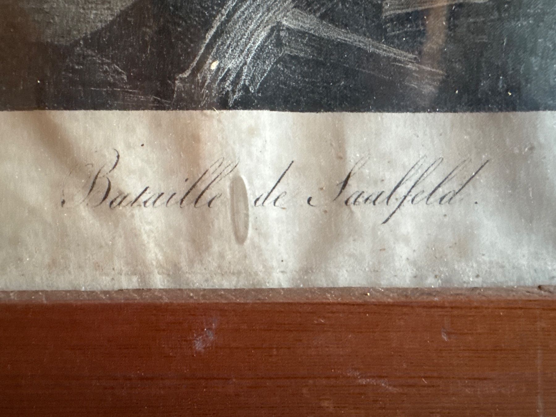 Grafica & Litografie: Superbe lithographie représentant la bataille de Saalfeld – Usato da Erde venduto da CBarts 1