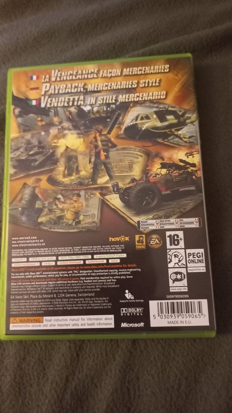 Giochi: Mercenariers 2 Xbox360 Game – Usato da Olten venduto da Donatello1984 1