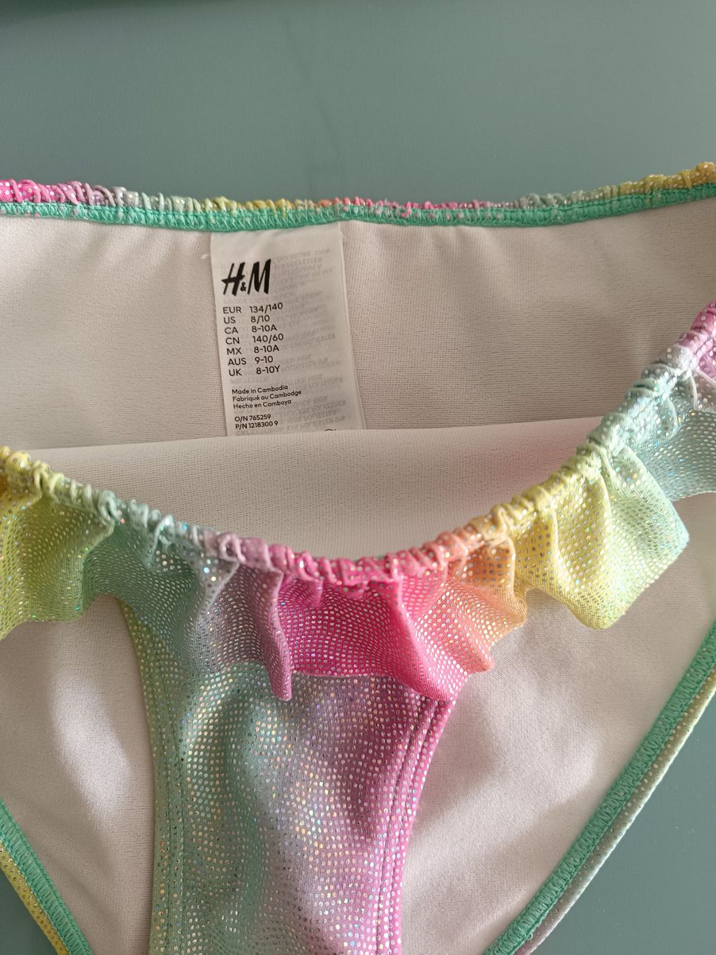 H&M Costumi da bagno & Bikini: Bikini 134/140, nur einmal getragen – Nuovo (secondo la descrizione) da Wohlen AG venduto da Fabe3 1