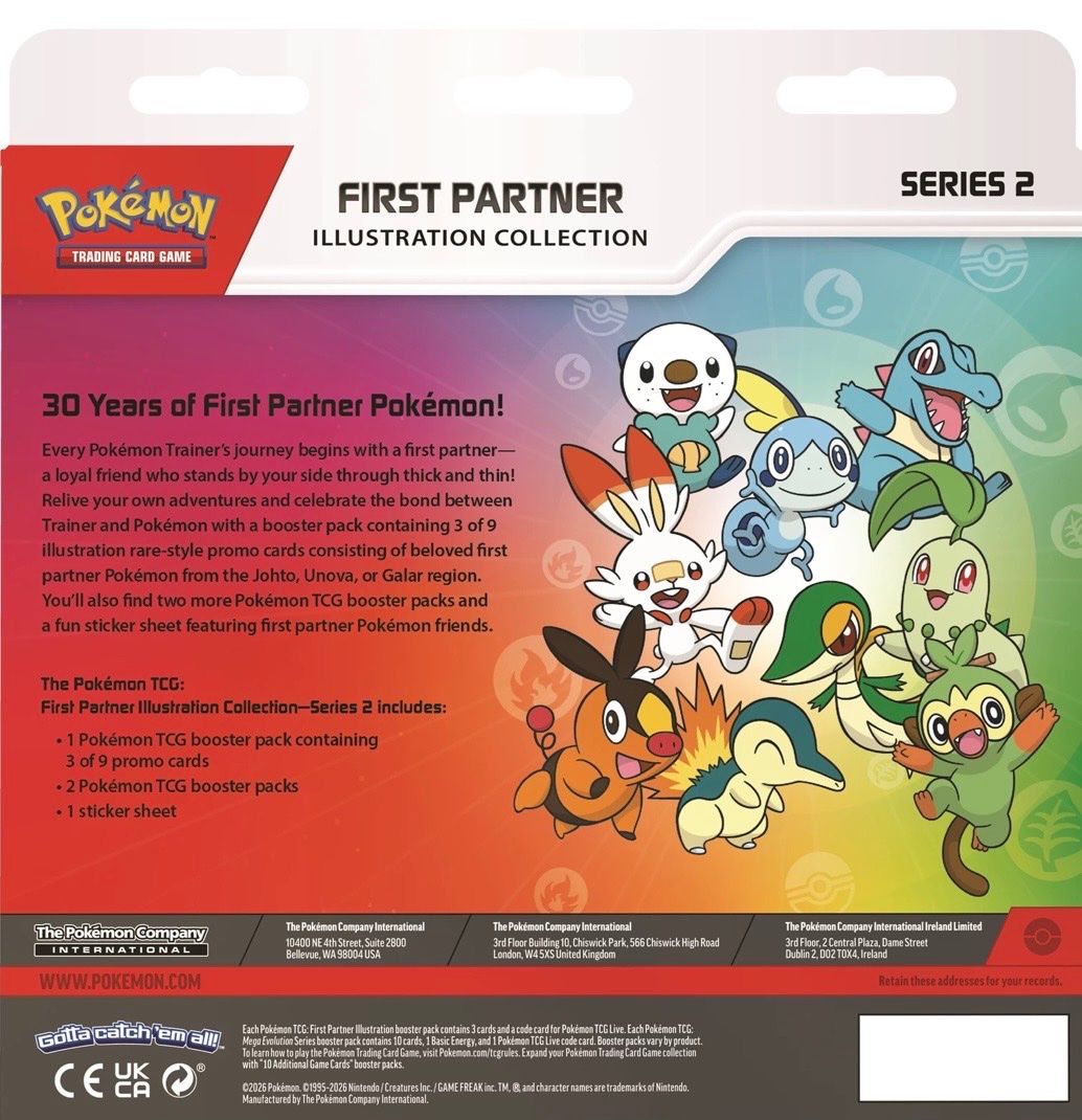 Pokémon Carte collezionabili: First Partner Illustration Collection Series 2 Englisch – Nuovo e nell'imballaggio originale da bern venduto da Wankdorf_Retro 3