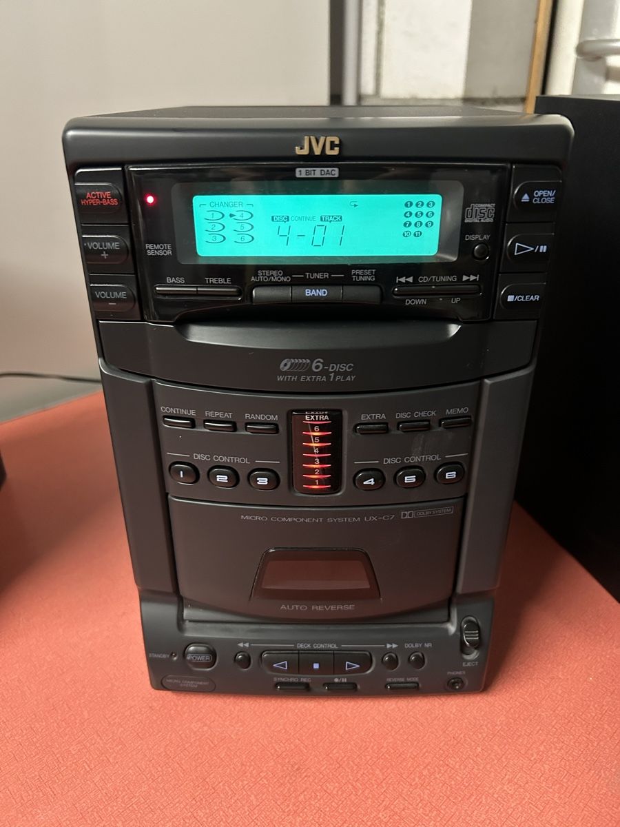 JVC Lecteur multimedia & Streamer: JVC Micro Component System UX-C7 mit 6-Disc Wechsler und Rad – D'occasion à Lanzenhäusern par vic63 4