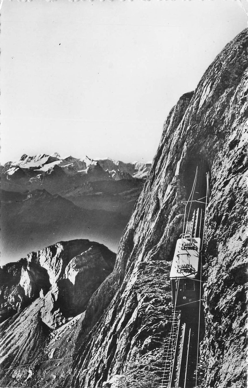 Cartoline postali: Pilatus bahn berne alpe – Usato da Biasca venduto da Blenio71