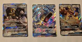 Pokémon GX, melmetal, guardo und kangaskhan