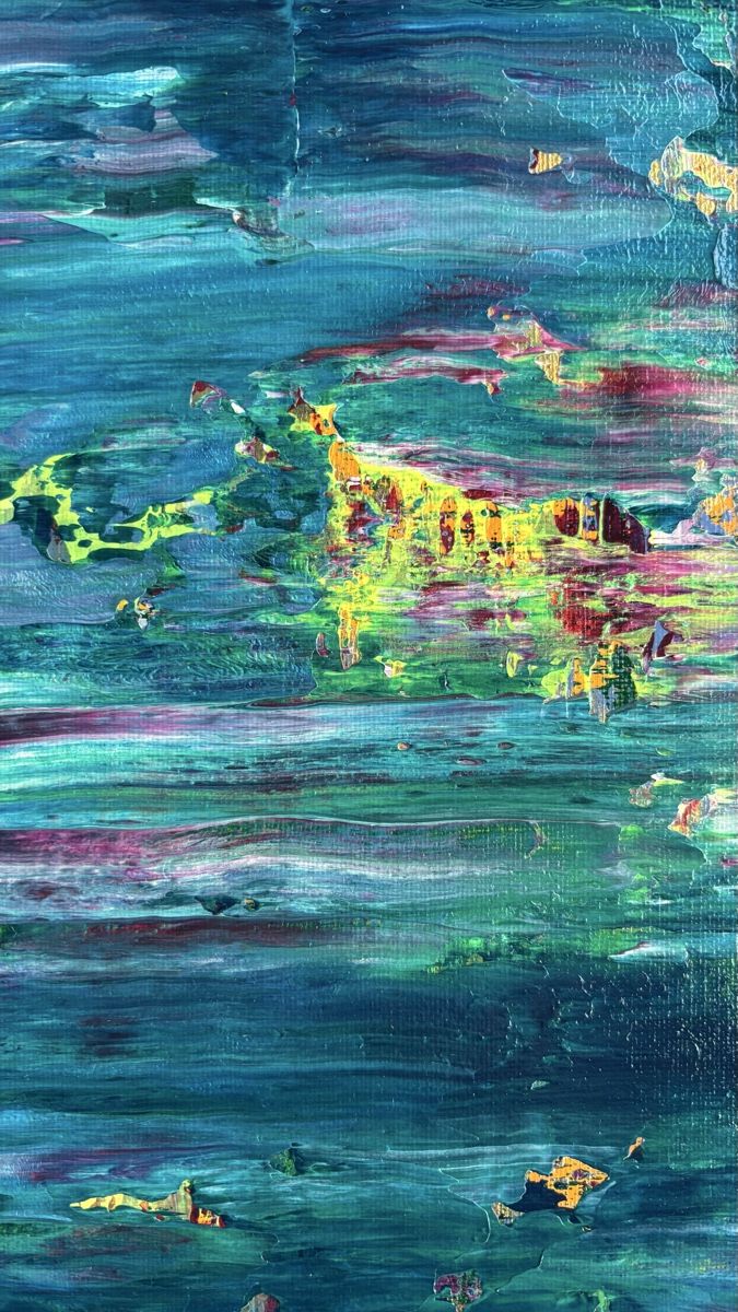 Dipinti: Original abstraktes Acrylbild 50x50 cm – Nuovo e nell'imballaggio originale da Kirchlindach venduto da GeibKeller 4