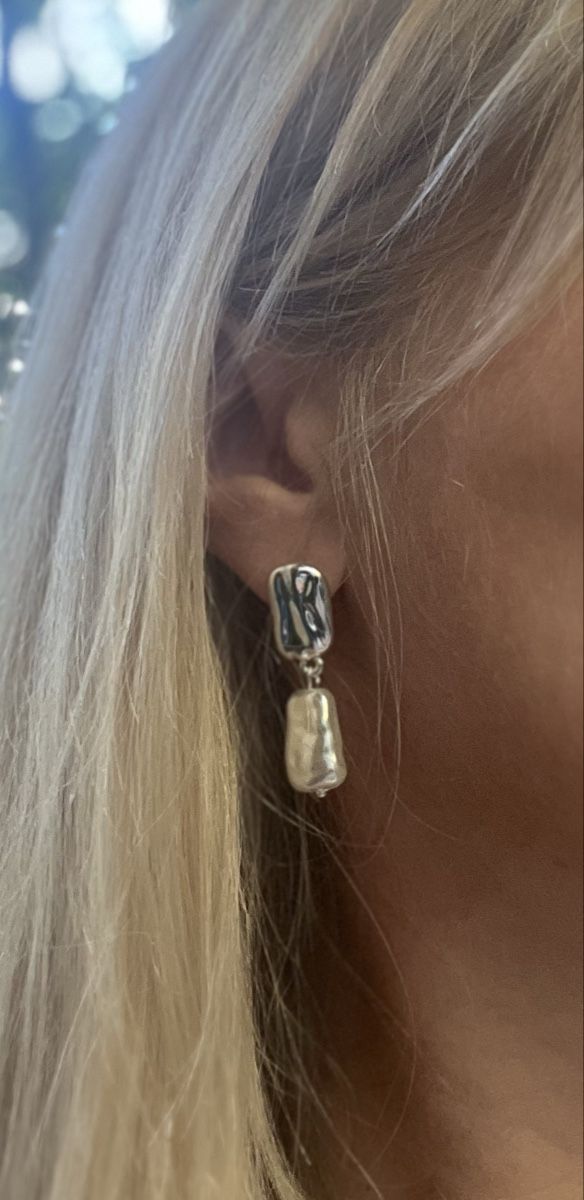 Orecchini pendenti & Orecchini a lobo: Neue Statement-Ohrringe mit Perlmutt-Anhänger 3.5cm – Nuovo e nell'imballaggio originale da Möhlin venduto da mil_h55x 2