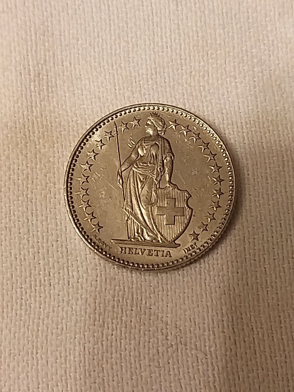 Alle Münzen: Pièce rare 2 Francs Suisse 2014 – Gebraucht aus La Chaux-de-Fonds von Marteaux 1
