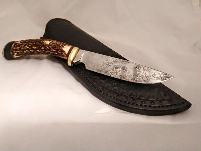 Zubehör: Unikat. Handgemachtes Jagdmesser / Hirschfänger – Neu (gemäss Beschreibung) aus Brugg AG von Pfl70