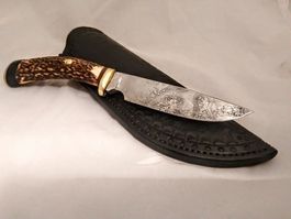 Unikat. Handgemachtes Jagdmesser / Hirschfänger