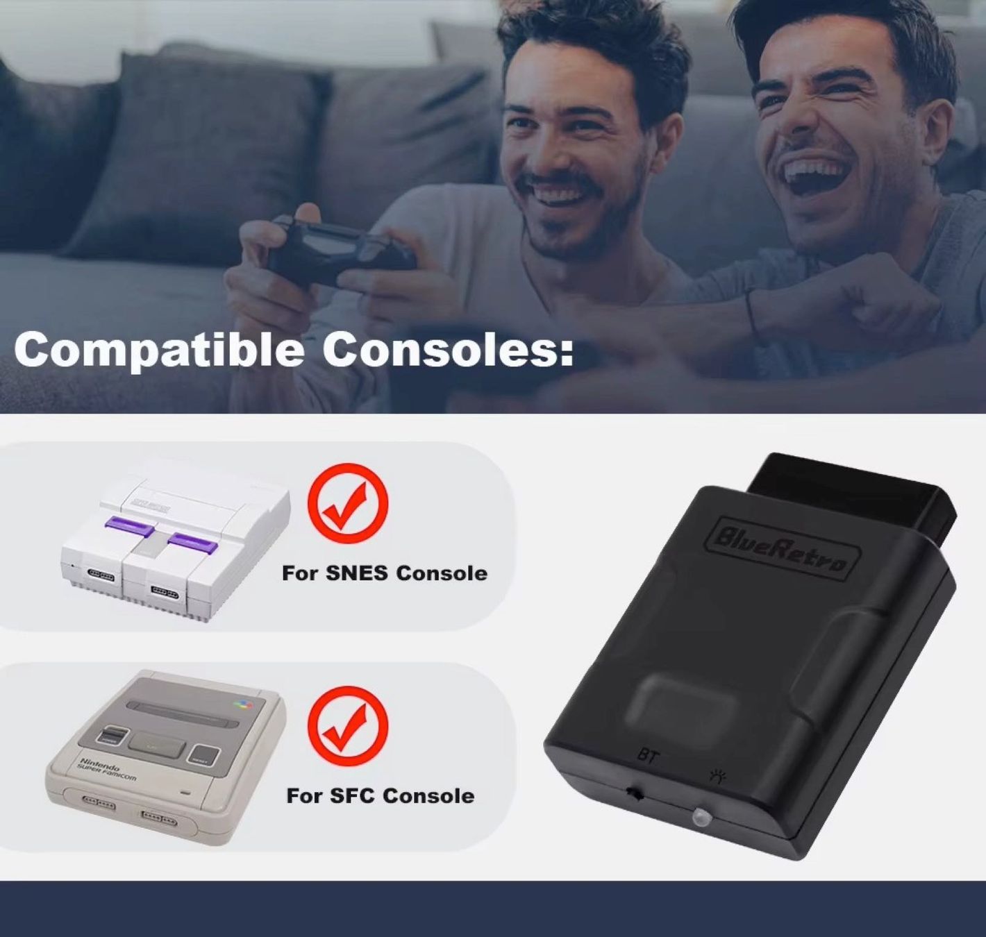 Controller: BlueRetro SNES Bluetooth Adapter – Neu (gemäss Beschreibung) aus Oftringen von RetroMister 1