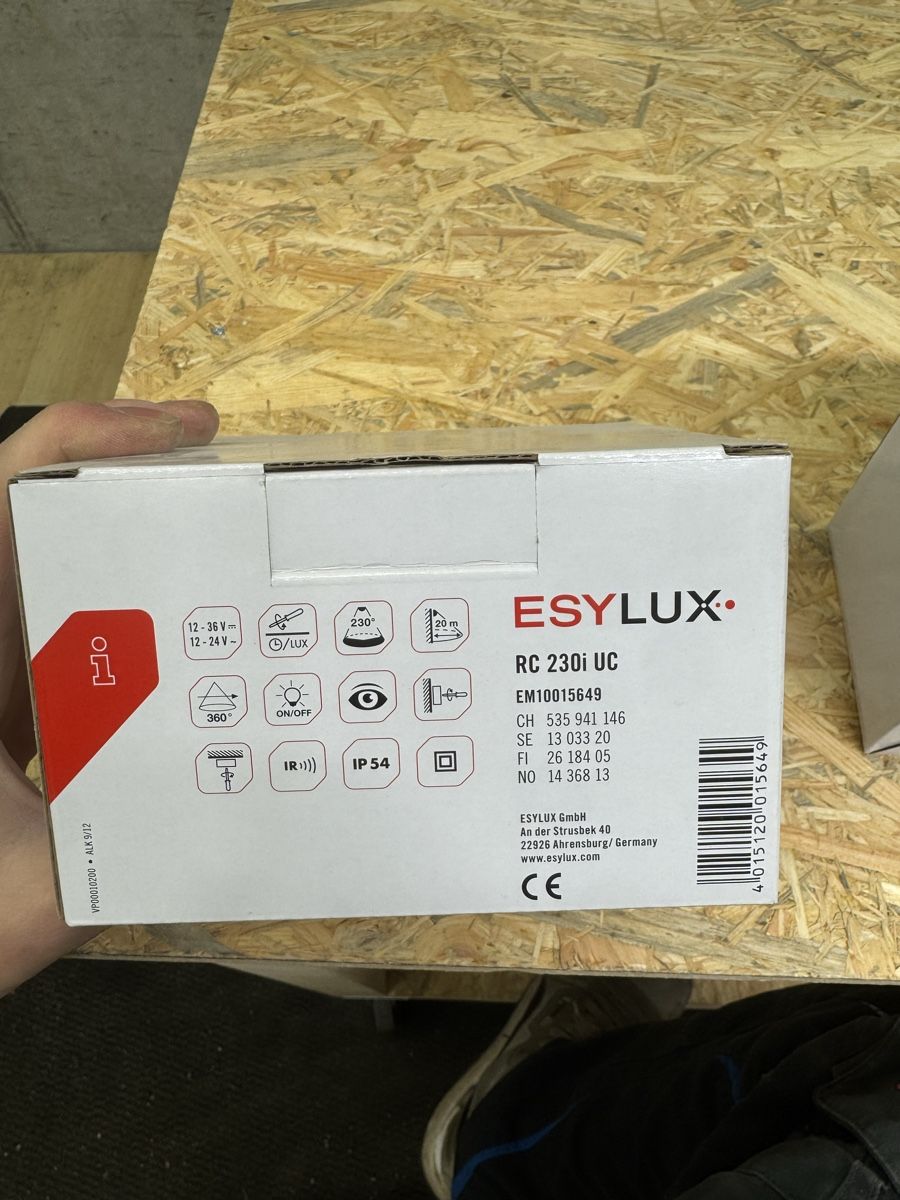 Componenti elettronici: Bewegungsmelder ESYLUX – Nuovo e nell'imballaggio originale da Grossaffoltern venduto da livu98all