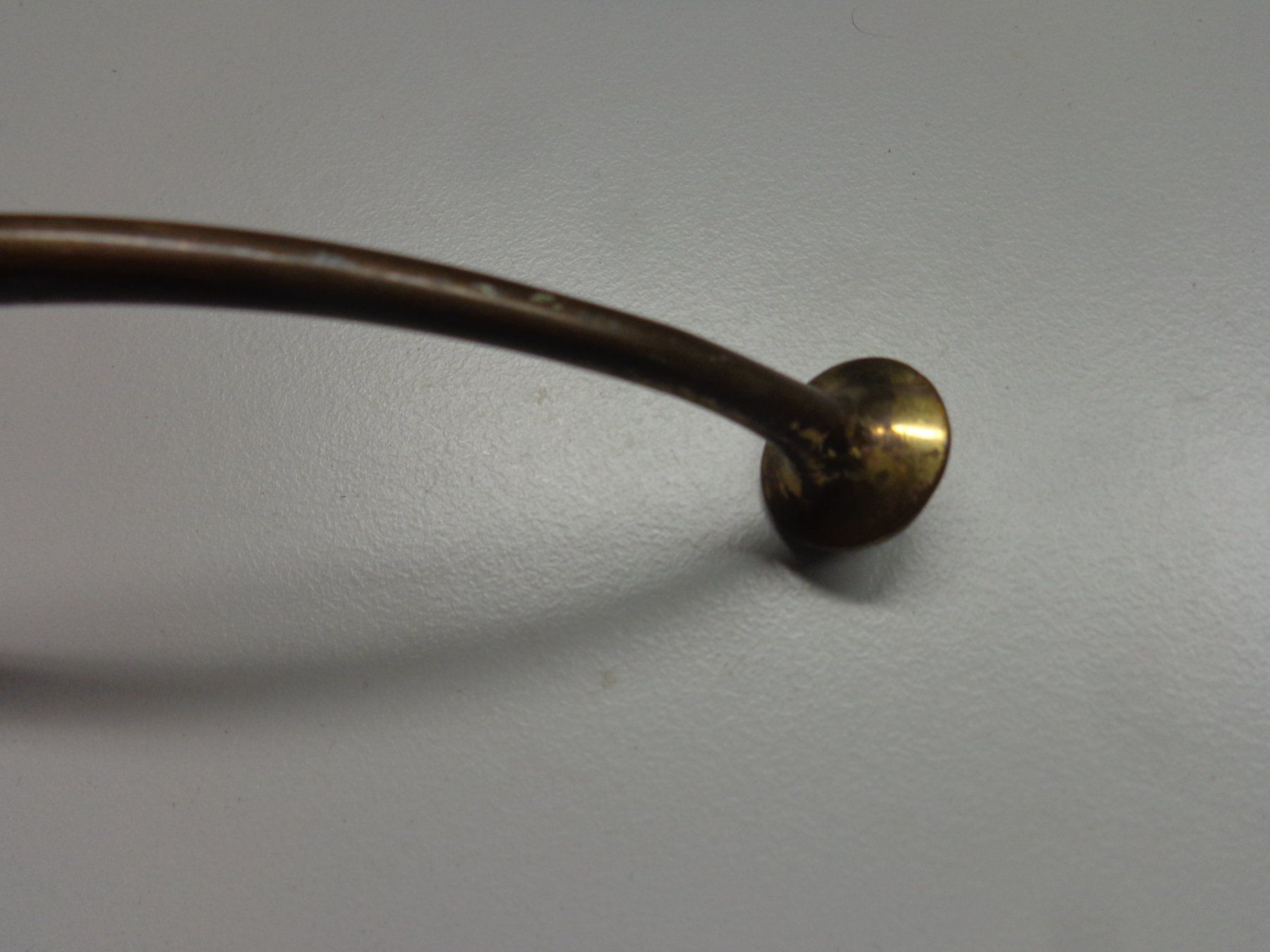 Eisenwaren: Messinghacken 2 Stk. L= 17 cm B= 7+5 cm – Gebraucht aus Liestal von Gecko16 3