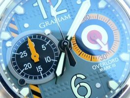 Graham Chronofighter overlord III  Spitfire   47mm Automatic
