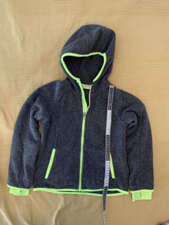 Kapuzenjacke, Fleecejacke, Gr. 122-128