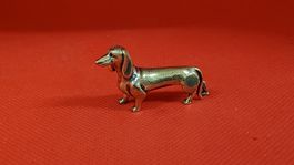 Süsser Dackel, Vintage Figur aus Metall, Dekoration!