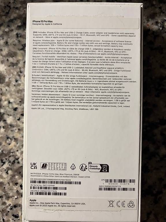 Apple Handys / Smartphones: iPhone 15 Pro Max 256GO – Gebraucht aus Villarzel von mau_9j9j 2