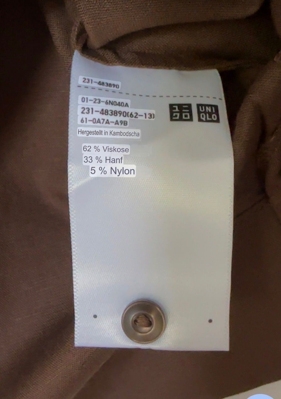 Tops: Uniqlo Top braun NEU – Neu (gemäss Beschreibung) aus Zürich von ong8 6