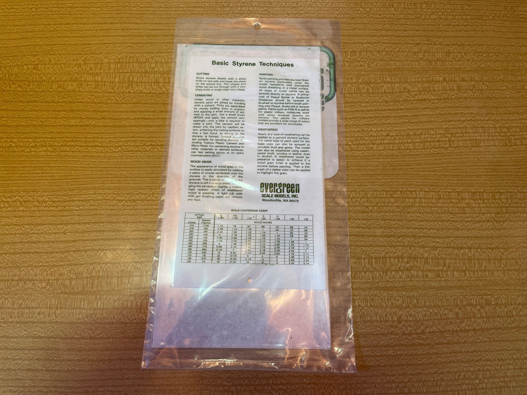 Kit di modellismo & Modellini statici: Evergreen Sheet Styrene 9007 Clear 0.4mm – Nuovo (secondo la descrizione) da Suhr venduto da Daneli7 1