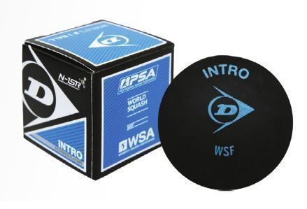 Bälle: Dunlop Squash Einsteigerball Intro – Neu und originalverpackt aus Villnachern von racketsports