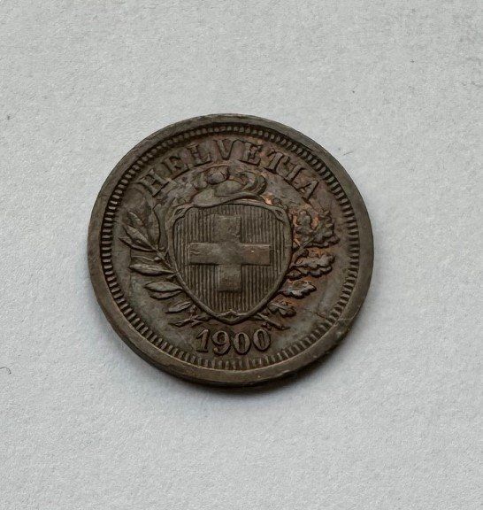 Tutti le monete: 1900 1 Rappen unz – Nuovo (secondo la descrizione) da Kirchberg SG venduto da Zenhad69