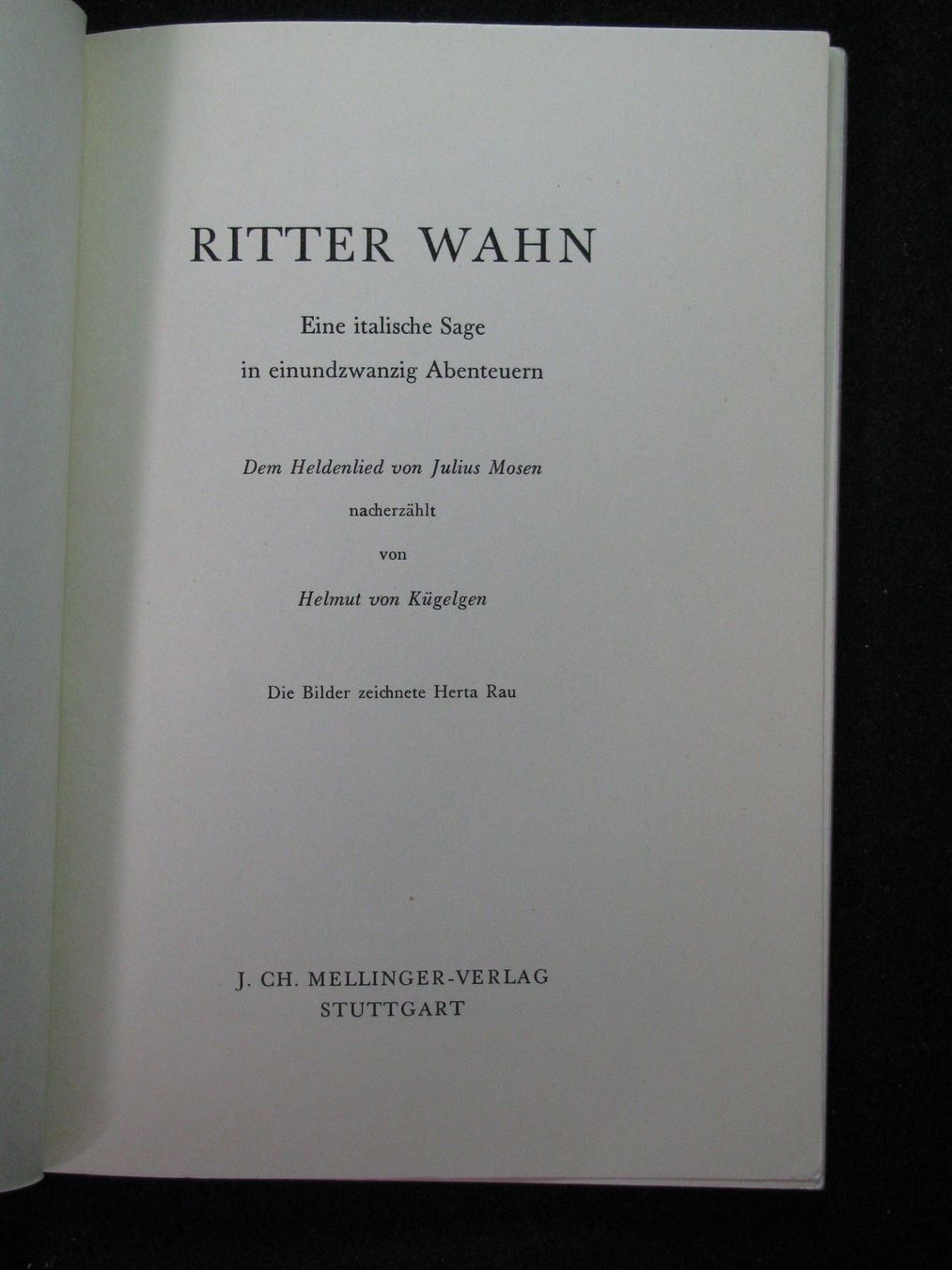 Libri: Ritter Wahn Heldenlied Julien Mosen – Usato da Reitnau venduto da Zaomir 2