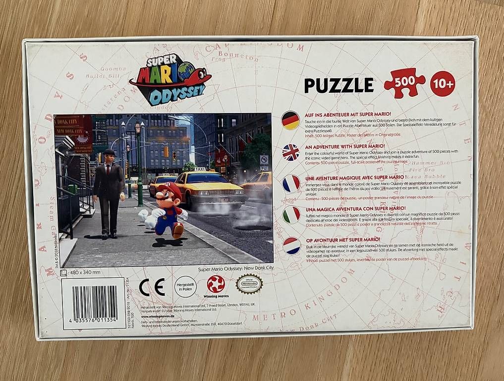 Puzzle: Puzzle Super Mario Odysee 500 Teile – Usato da Zürich venduto da nop4 2