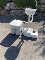 Campingtoilette mit Lavabo