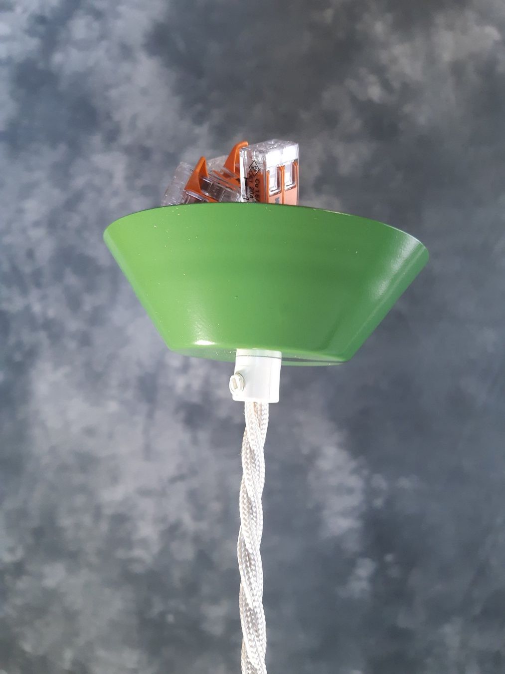 Lampade: Restaurierte Emaille Werkstattlampe – Usato da Winterthur venduto da lampenretter 5