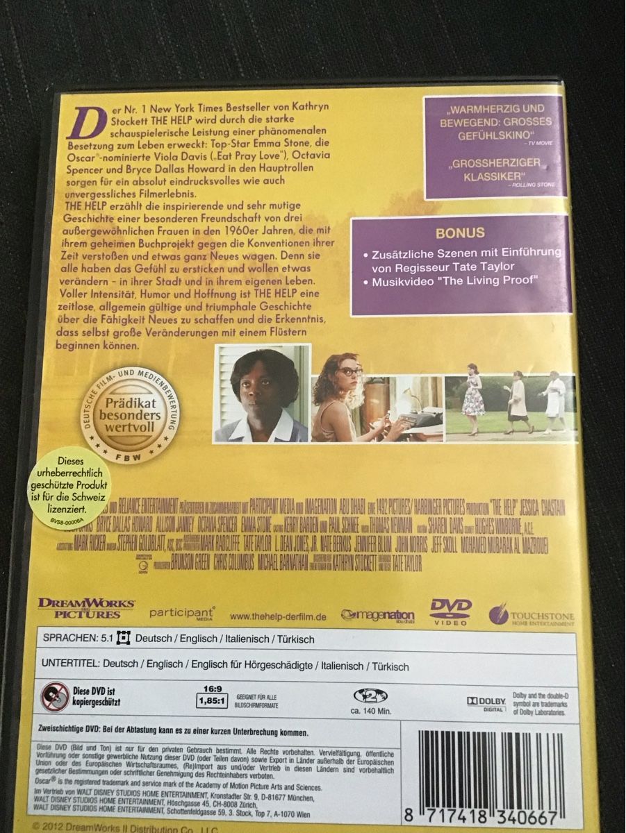 Alle DVDs: DVD The Help  – Gebraucht aus Bischofszell von 19bischi67 1
